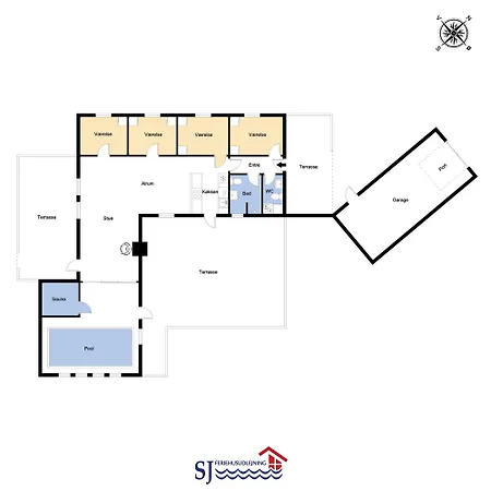 Spacious And Well Furnished Pool House - Sj170 בית נופש הרבור